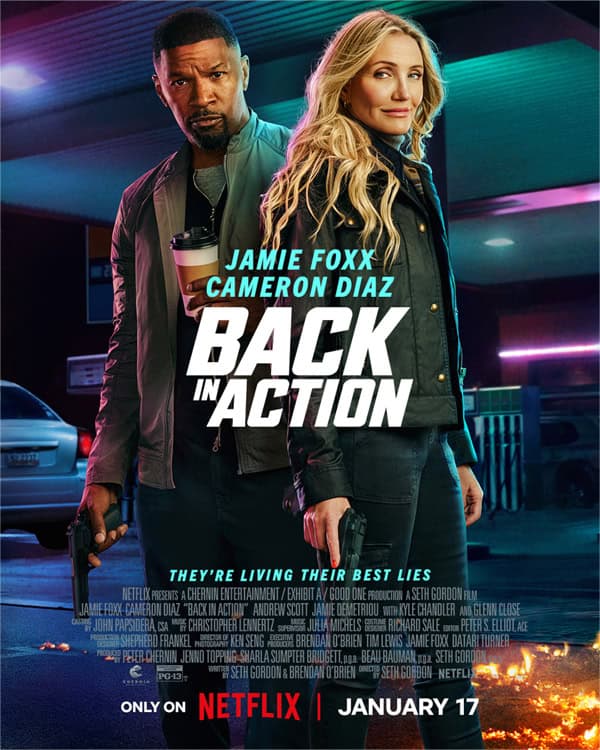 Black in Action Poster