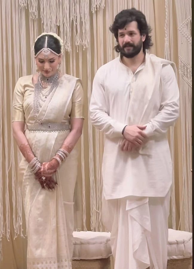 Akhil Akkineni Marries Zainab Ravdjee in Star-Studded Hyderabad Wedding (Photos) 3 Akhil -Zainab Wedding
